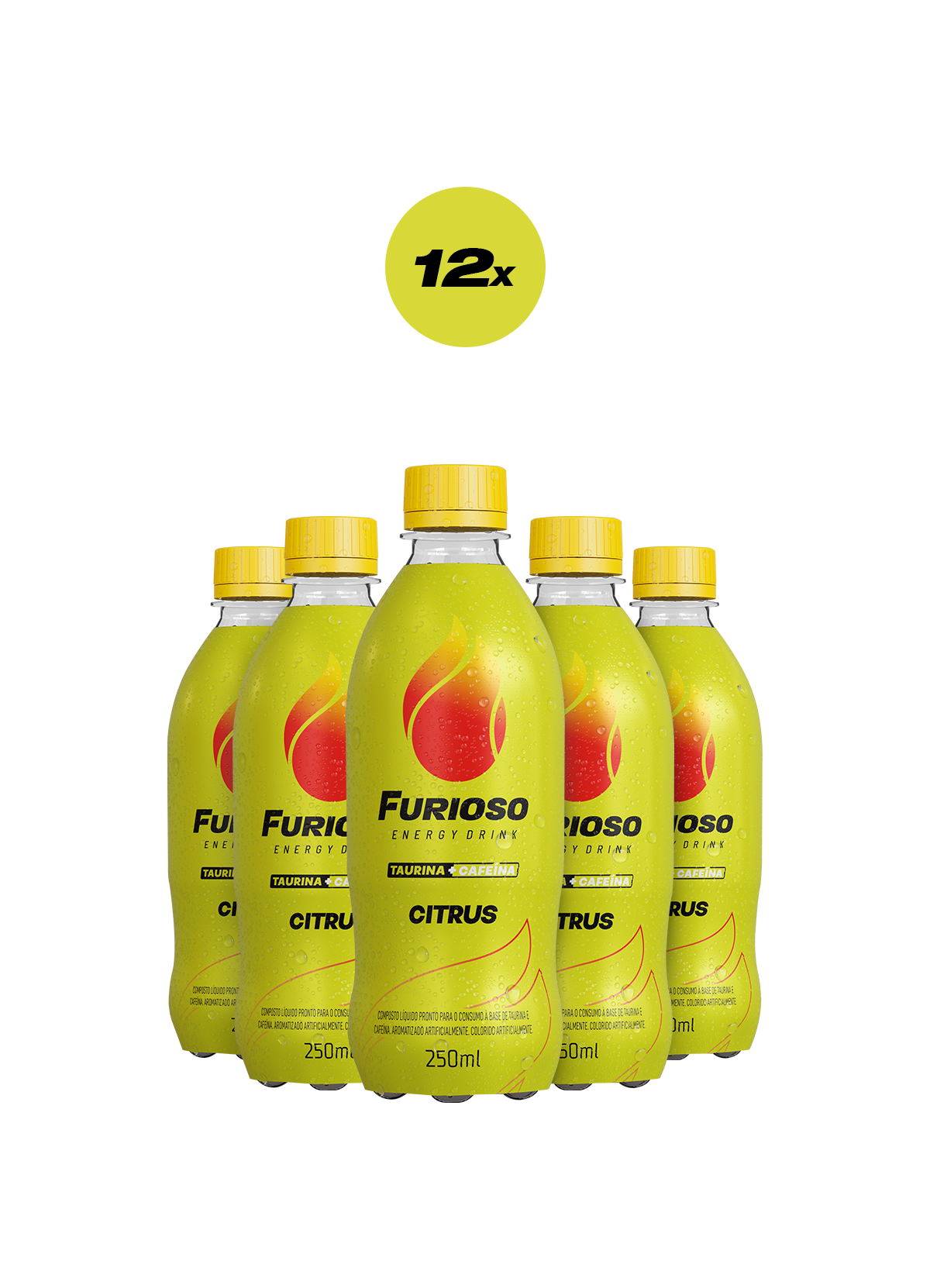 Pack 12 Furioso Citrus 250ml