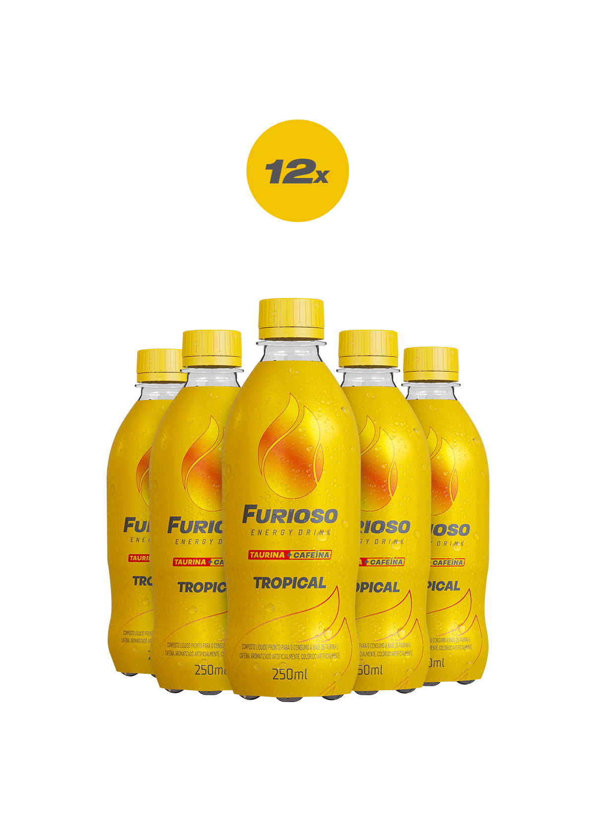 Pack 12 Furioso Tropical 250ml