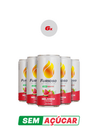 Pack 6 Furioso Melancia e Morango Sem Açúcar 269ml