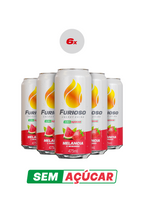 Pack 6 Furioso Melancia e Morango Sem Açúcar 473ml