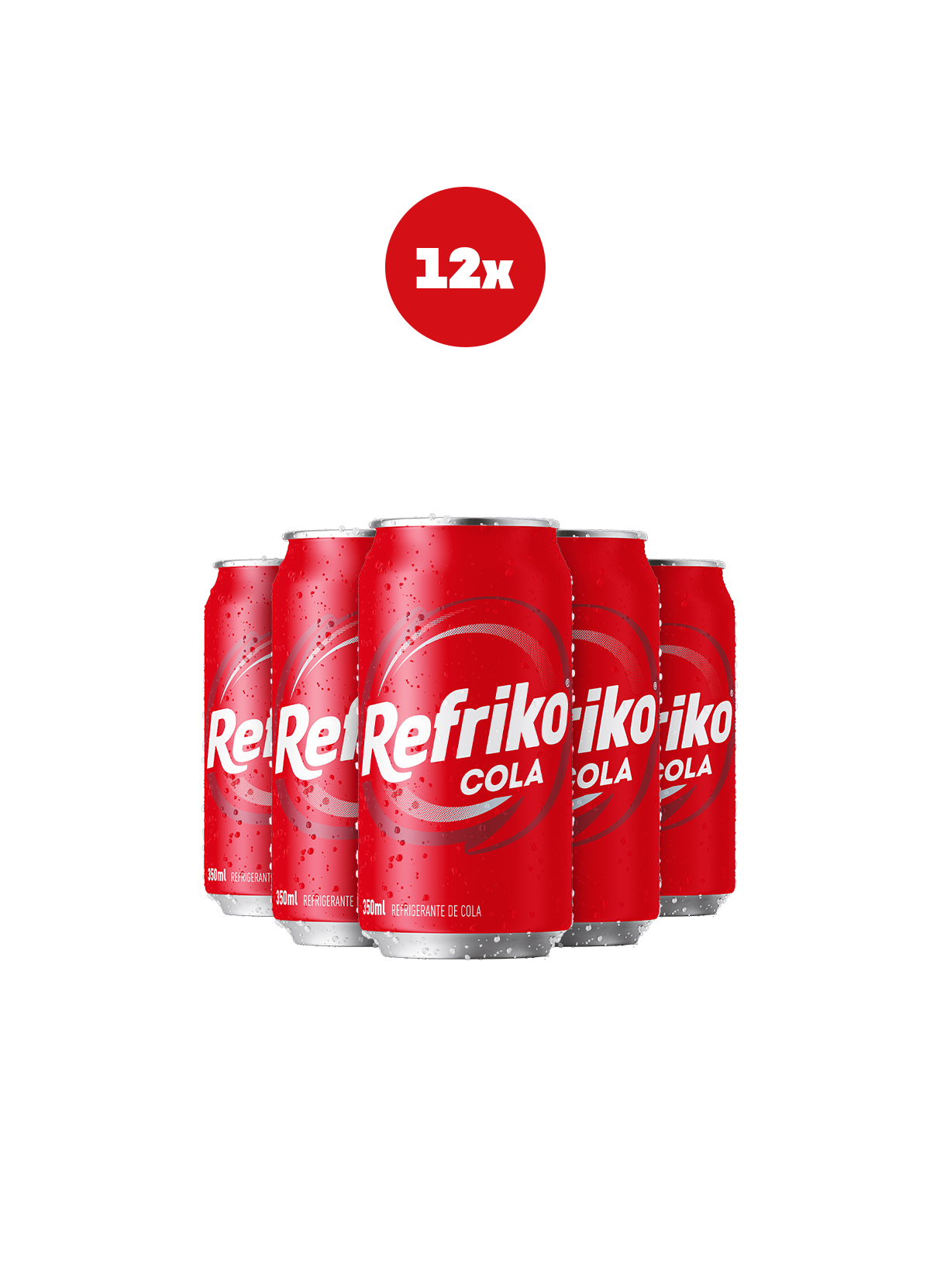 Pack 12 Cola Refriko 350ml