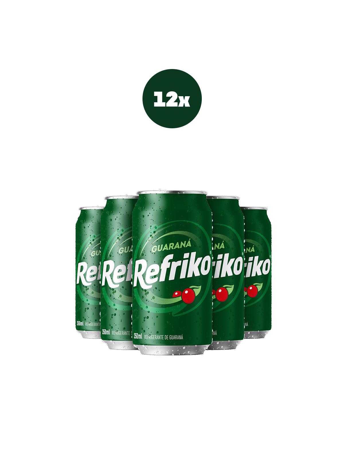 Pack 12 Guaraná Refriko 350ml