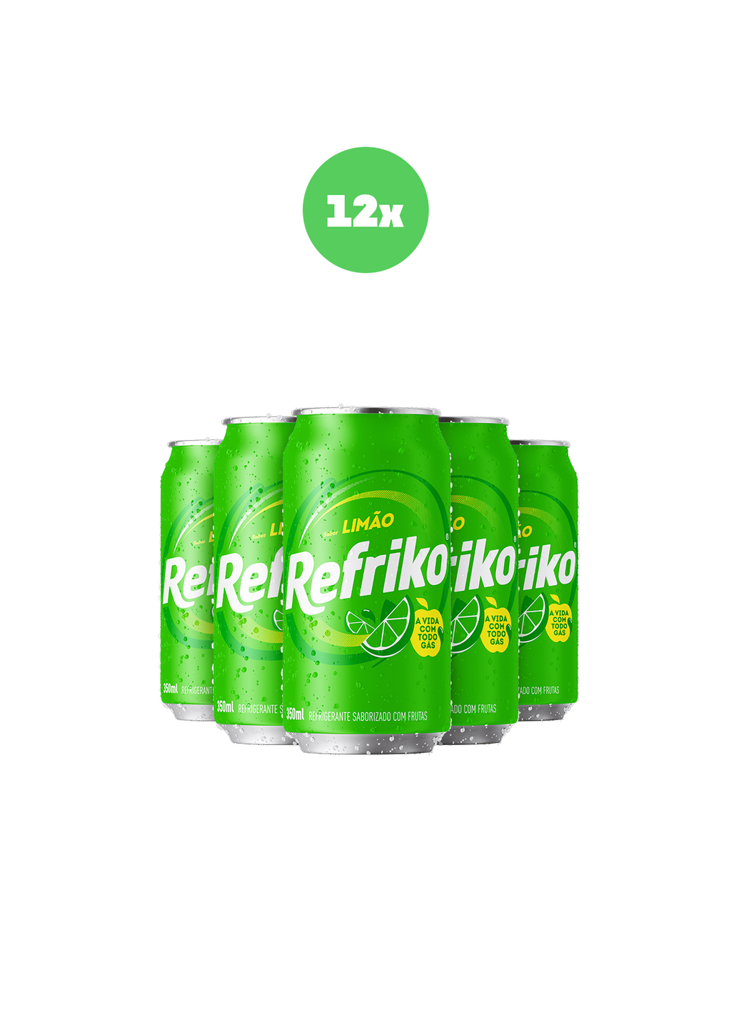 Pack 12 Limão Refriko 350ml