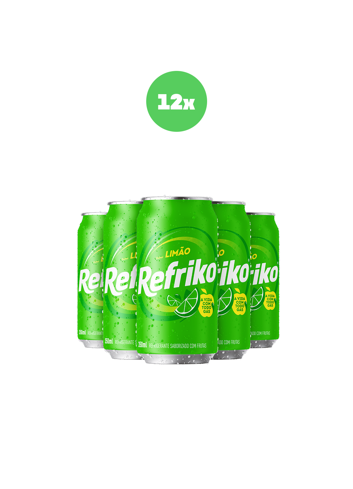 Pack 12 Limão Refriko 350ml